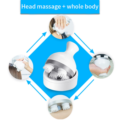 Automatyczny ręczny wibracyjny masażer skóry głowy Ugniatający elektryczny silikonowy masażer głowy