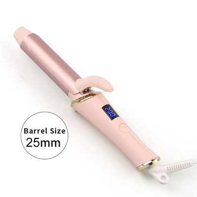 Elektryczna lokówka do włosów 6mm/9mm/13mm/25mm rozmiar różowa mini lokówka do włosów łatwa w obsłudze lokówka do włosów